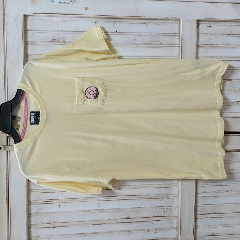 Whimsical,men's donut tee shirt. XL